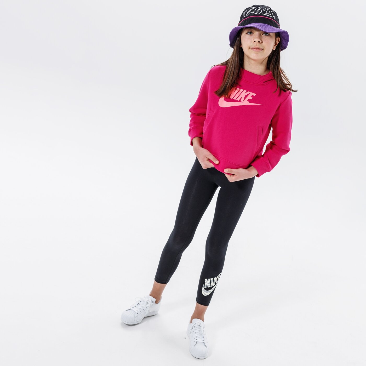 Детски суичър NIKE СУИТЧЪР С КАЧУЛКА SPORTSWEAR GIRL da5157-615 цвят розов