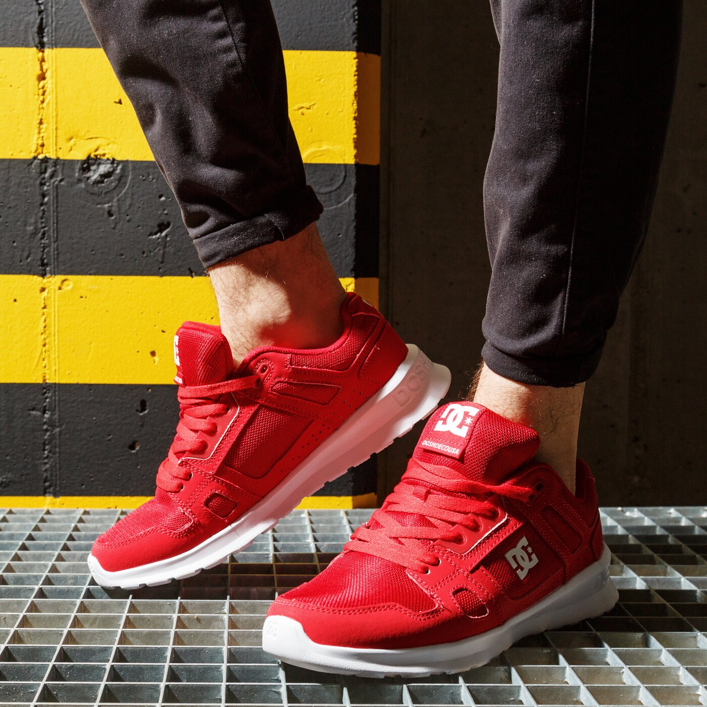 Мъжки маратонки DC STAG LITE adys100578rw2 цвят червен