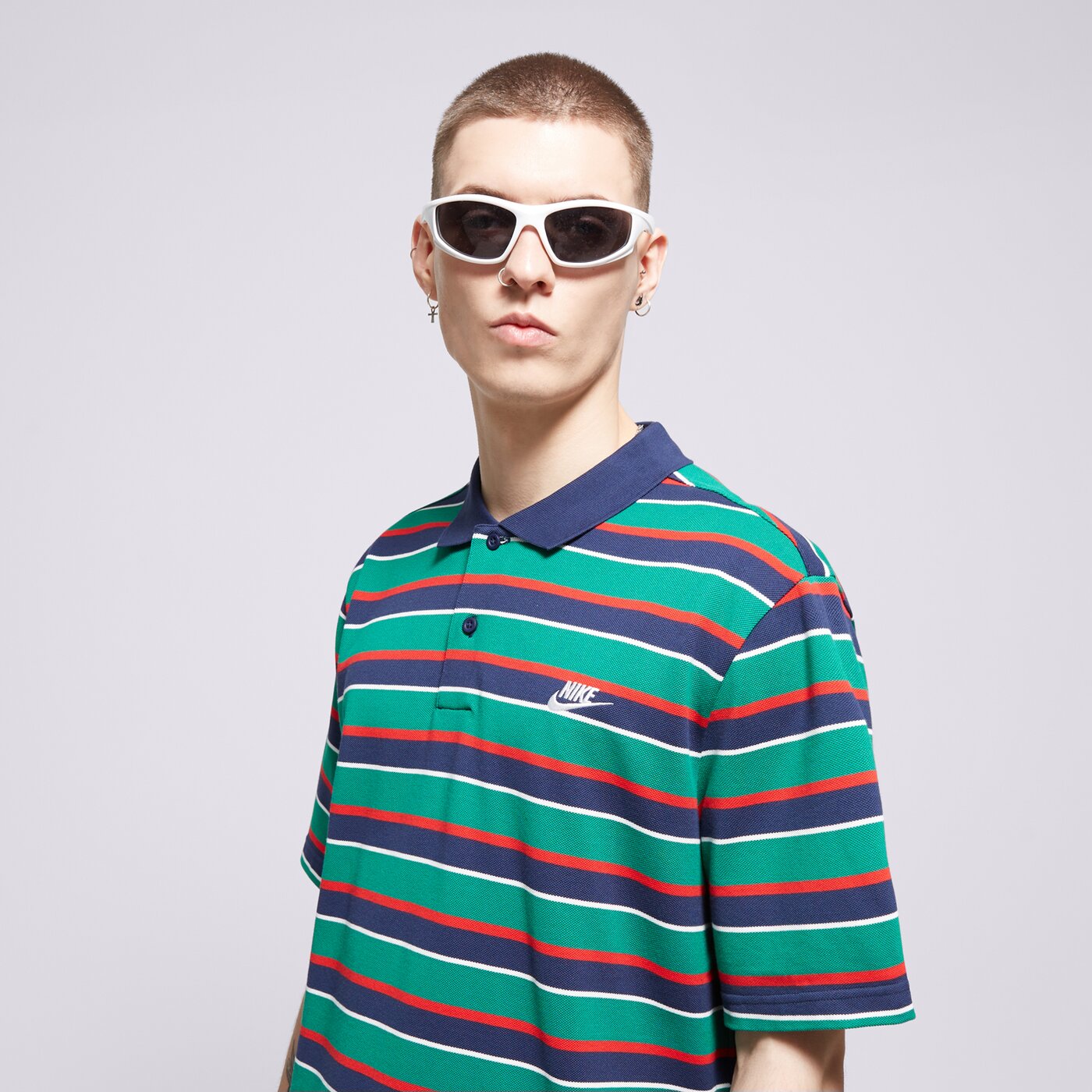 Мъжка тениска NIKE ТЕНИСКА ТИП ПОЛО M NK CLUB STRIPE ТЕНИСКА ТИП fn3896-410 цвят многоцветен