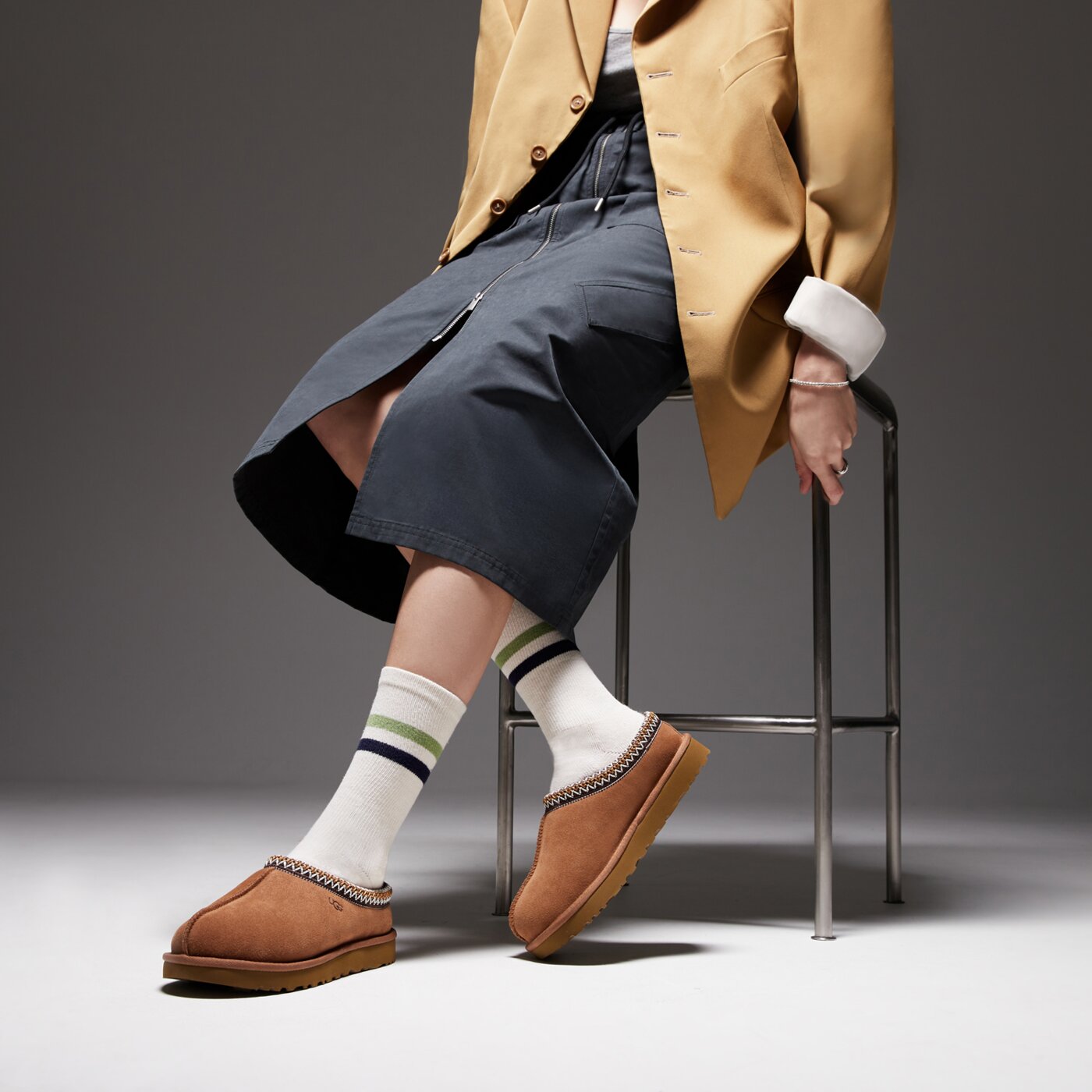 Дамски кежуал UGG TASMAN II 1174470-che цвят кафяв