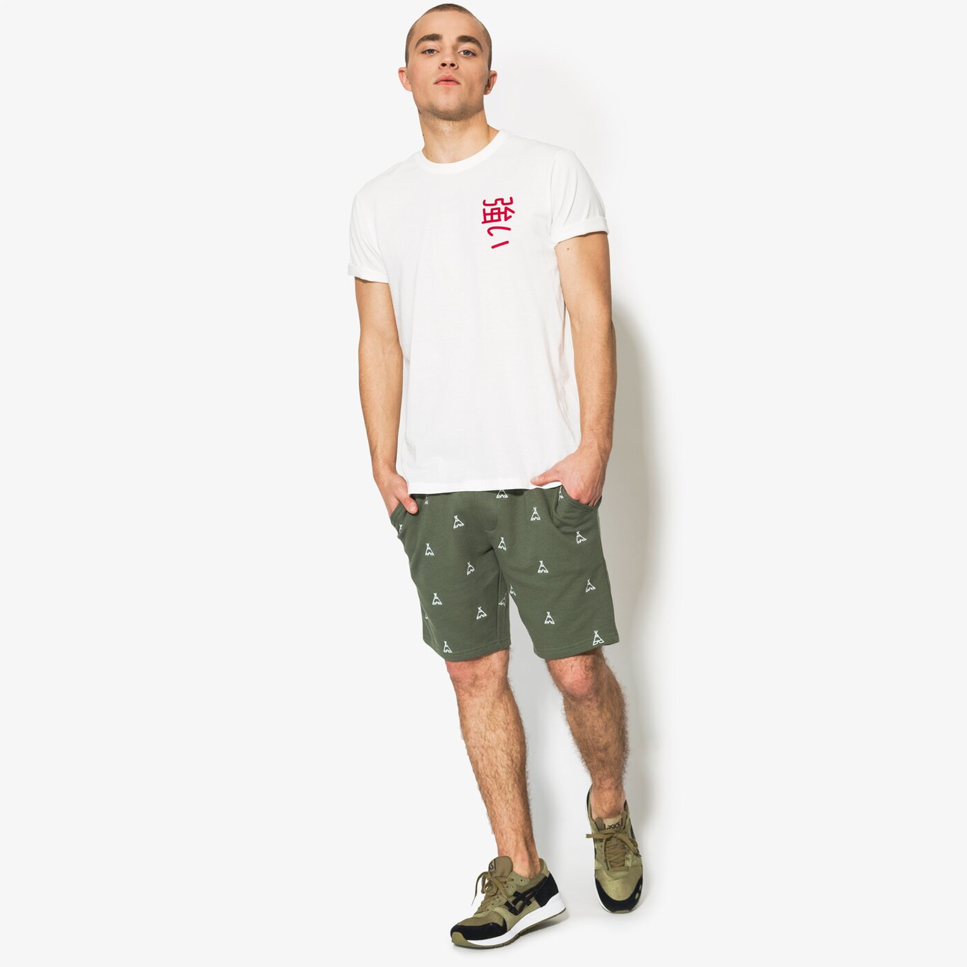 Мъжки къси панталони CONFRONT ШОРТИ TIPI cf18szm08002 цвят зелен