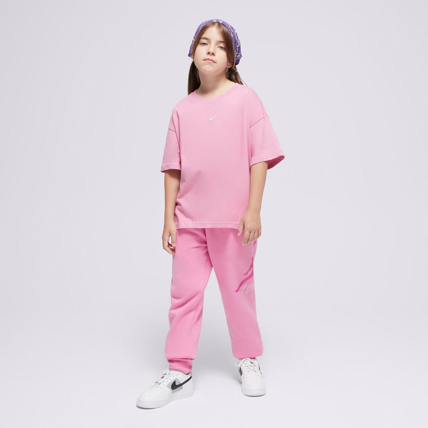 Детска тениска NIKE ТЕНИСКА G NSW TEE BOXY ESSNTL LBR GIRL fz5559-646 цвят розов