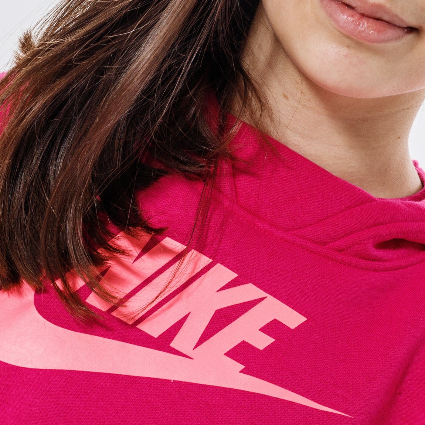 Детски суичър NIKE СУИТЧЪР С КАЧУЛКА SPORTSWEAR GIRL da5157-615 цвят розов