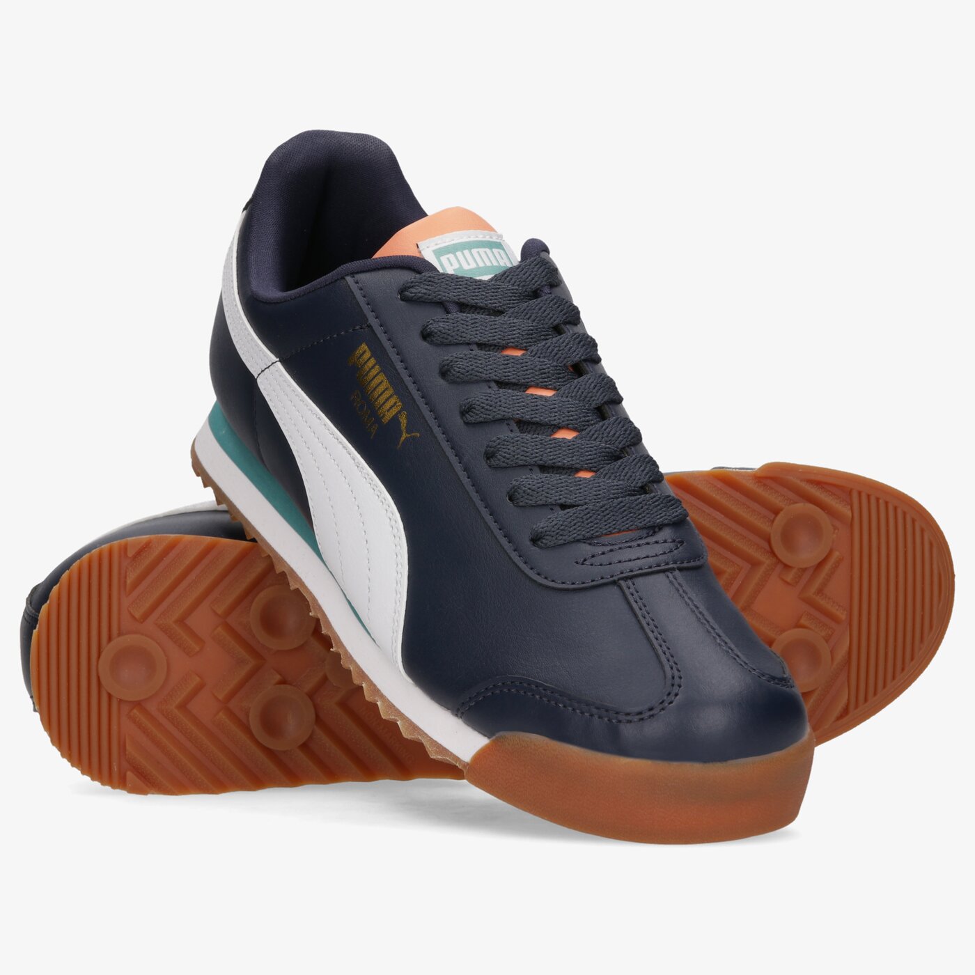 Мъжки маратонки PUMA ROMA BASIC + 36957137 цвят тъмносин
