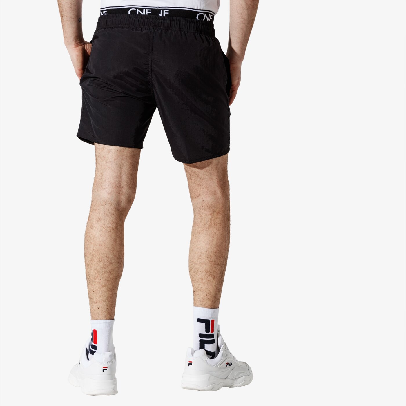 Мъжки къси панталони CONFRONT ПЛУВНИ ШОРТИ BAYWATCH cf19szm35003 цвят черен