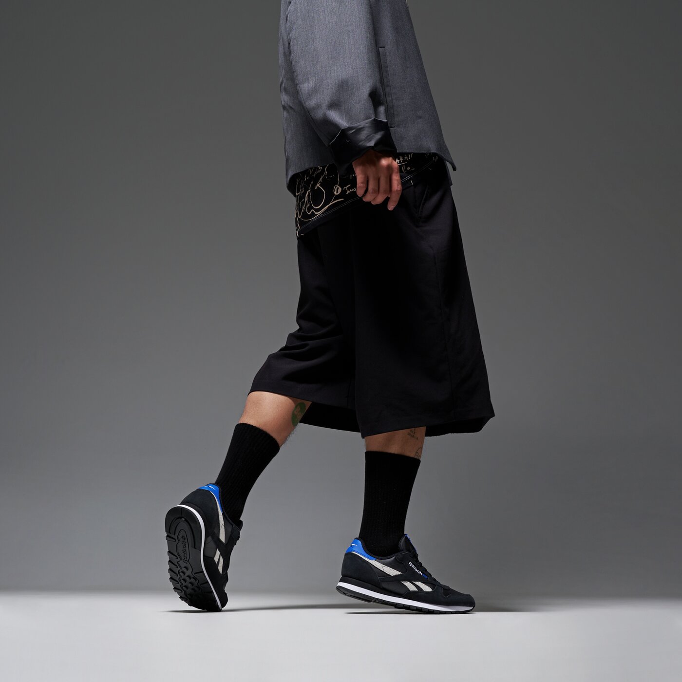 Мъжки маратонки REEBOK CLASSIC LEATHER 100209514 цвят черен