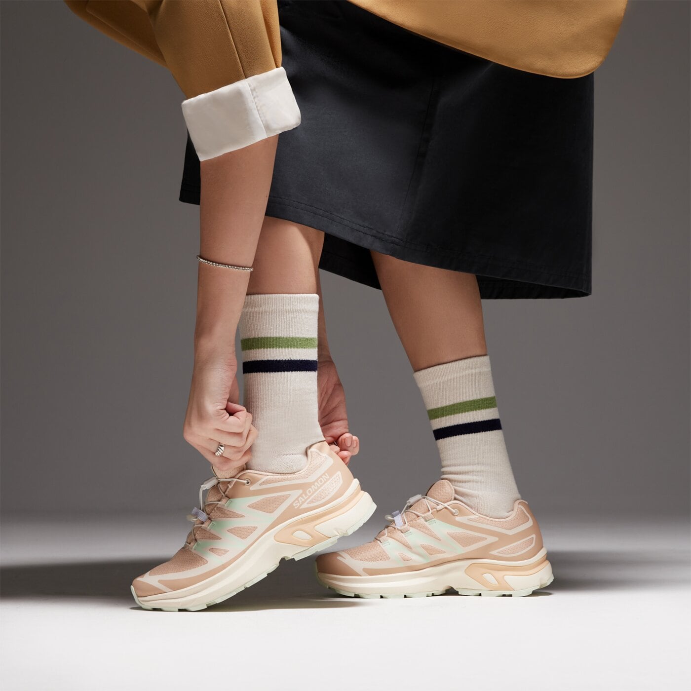 Дамски маратонки SALOMON XT-EVR W l47620200 цвят бежов