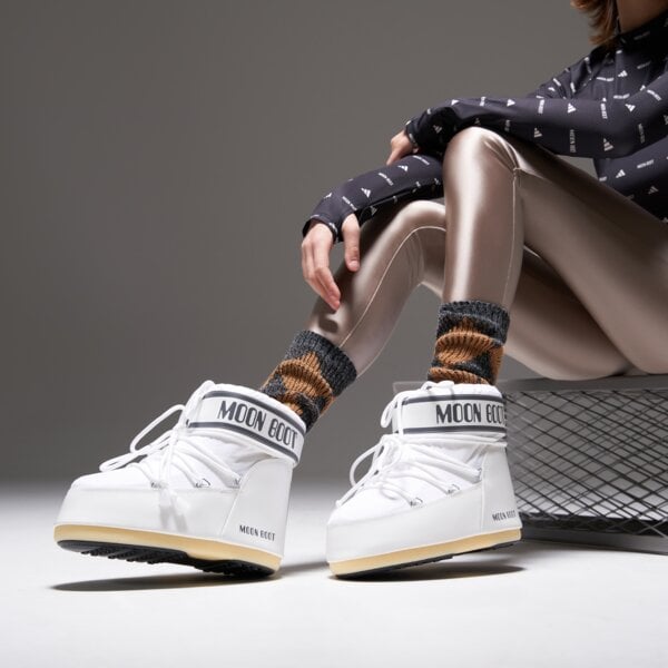 Дамски кежуал MOON BOOT ICON LOW NYLON 80d1409340a009 цвят бял