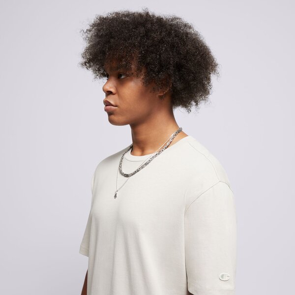 Мъжка тениска CHAMPION ТЕНИСКА CREWNECK ТЕНИСКА 220425es057 цвят бежов