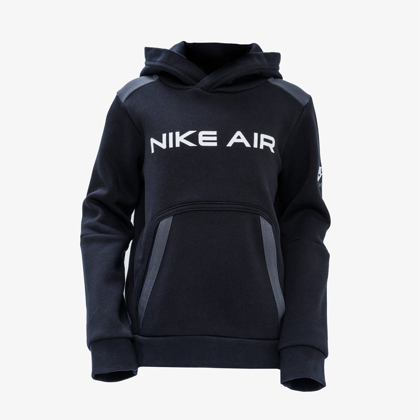 Детски суичър NIKE СУИТЧЪР С КАЧУЛКА AIR BOY da0700-010 цвят черен