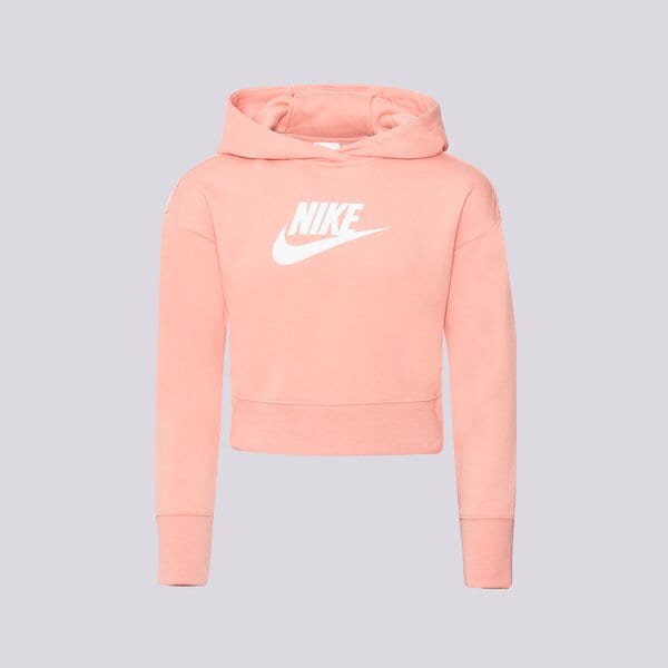 Детски суичър NIKE СУИТЧЪР С КАЧУЛКА GIRLS' CLUB FRENCH TERRY CR dc7210-824 цвят розов