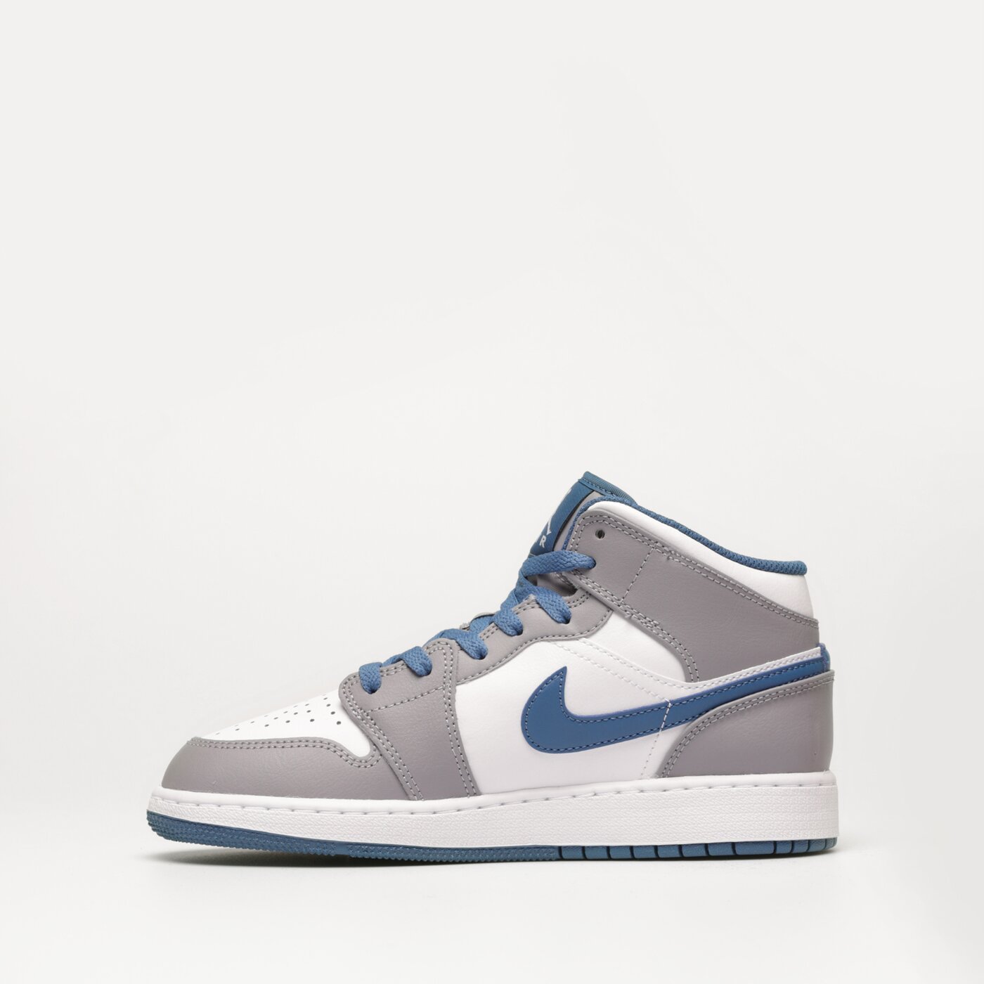 Детски маратонки AIR JORDAN 1 MID (GS) dq8423-014 цвят сив