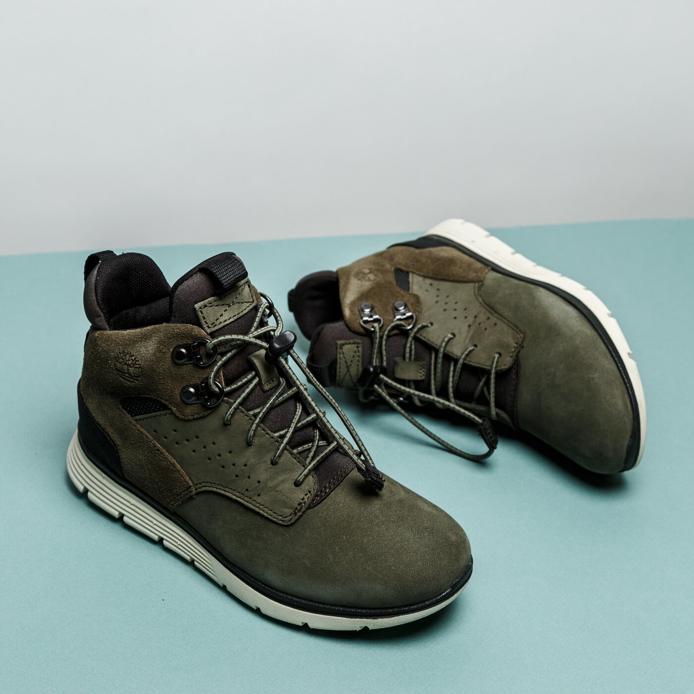 Детски маратонки TIMBERLAND KILLINGTON HIKER CHUKKA a1smw цвят зелен