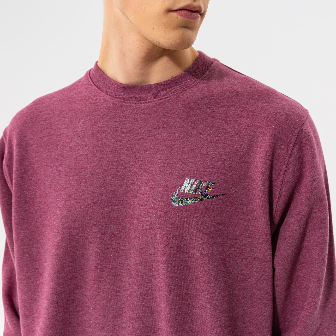 Мъжки суичър NIKE СУИТЧЪР M NSW SPE+ SB CRW REVIVAL dd7045-533 цвят кафяв