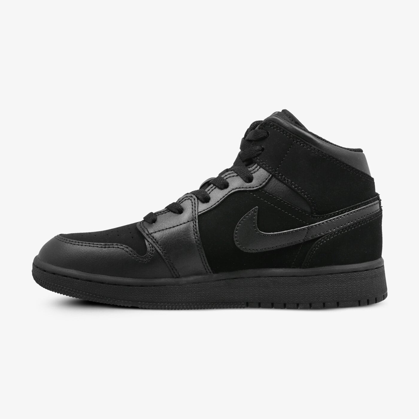 Детски маратонки AIR JORDAN 1 MID BG 554725-050 цвят черен