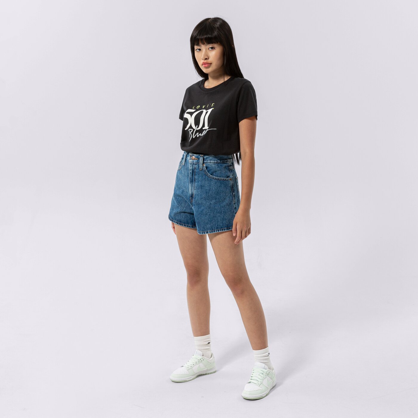 Дамска тениска LEVI'S ТЕНИСКА THE PERFECT TEE 17369-1920 цвят черен