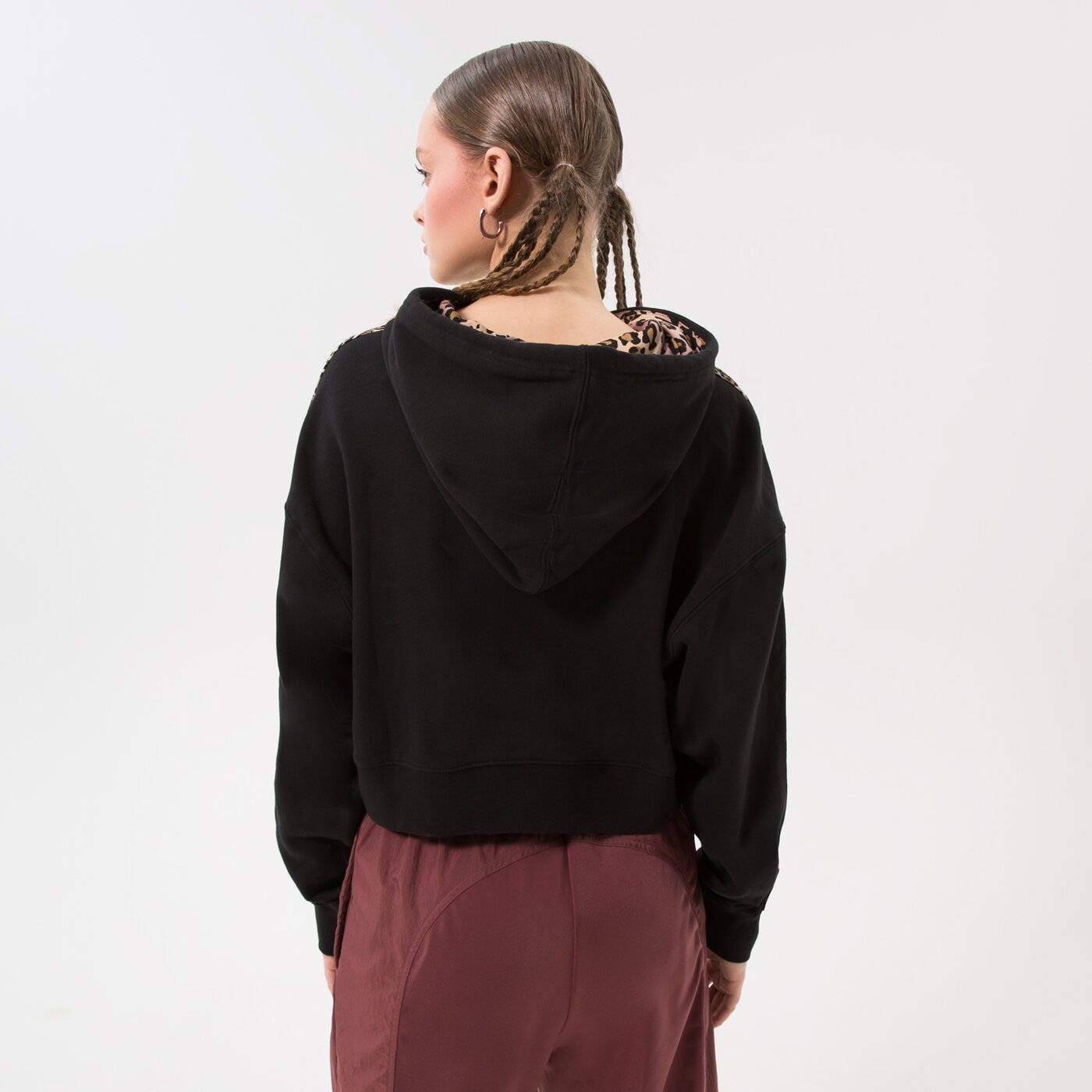 Дамски суичър ADIDAS СУИТЧЪР HOODIE LOGO hk5184 цвят черен