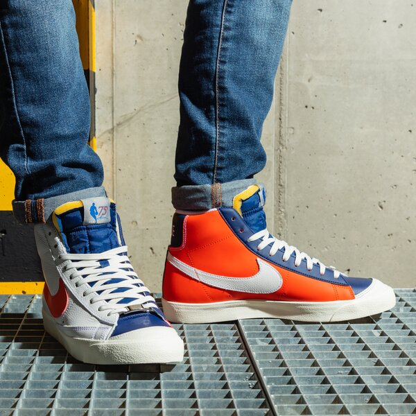 Мъжки маратонки NIKE BLAZER MID '77 EMB dd8025-100 цвят бял
