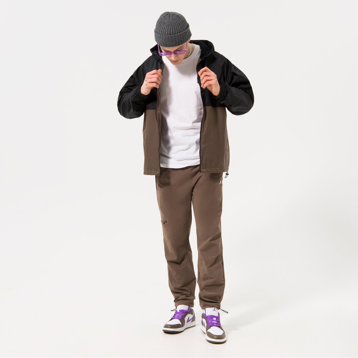 Мъжко преходно яке JORDAN ЯКЕ M J ESS HBR WOVEN JACKET dv7650-010 цвят черен