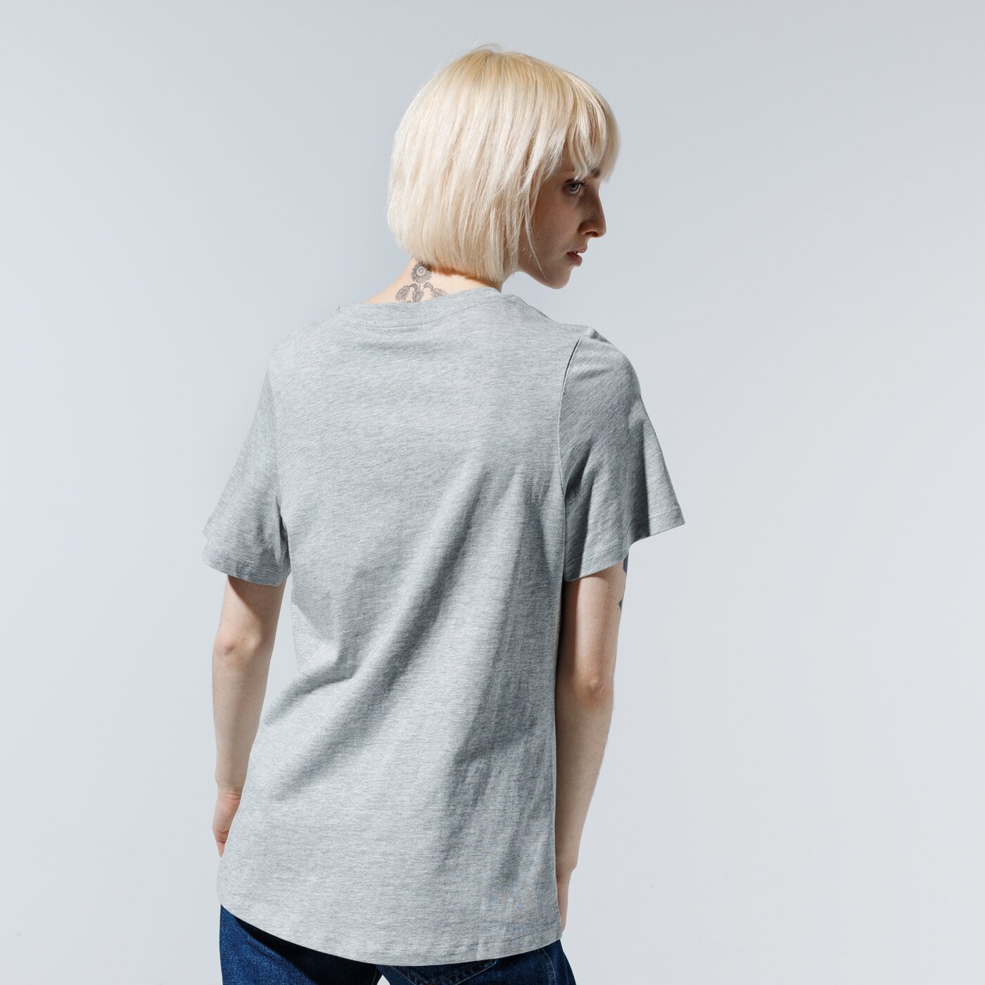 Дамска тениска CHAMPION ТЕНИСКА LADY LOGO TEE 113864em006 цвят сив