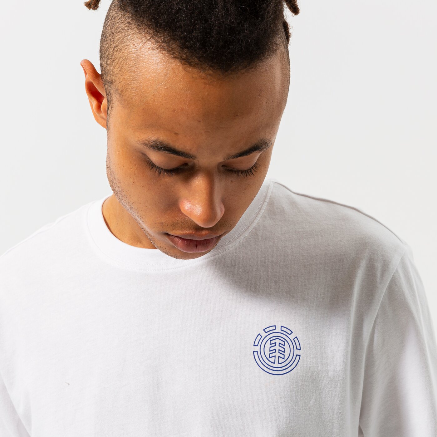 Мъжка тениска ELEMENT ТЕНИСКА HOLLIS LS c1lsb9-3904 цвят бял