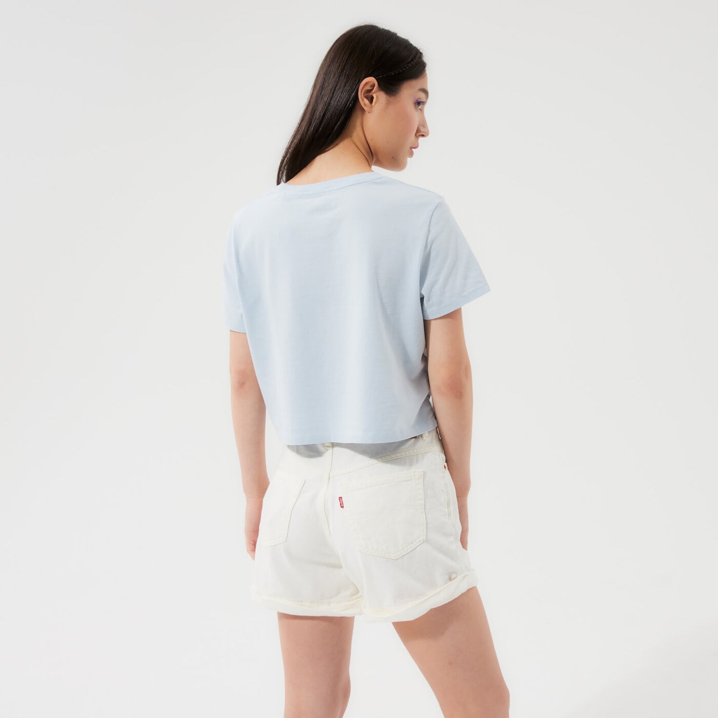 Дамска тениска LEVI'S ТЕНИСКА CROPPED JORDIE TEE a0785-0011 цвят син