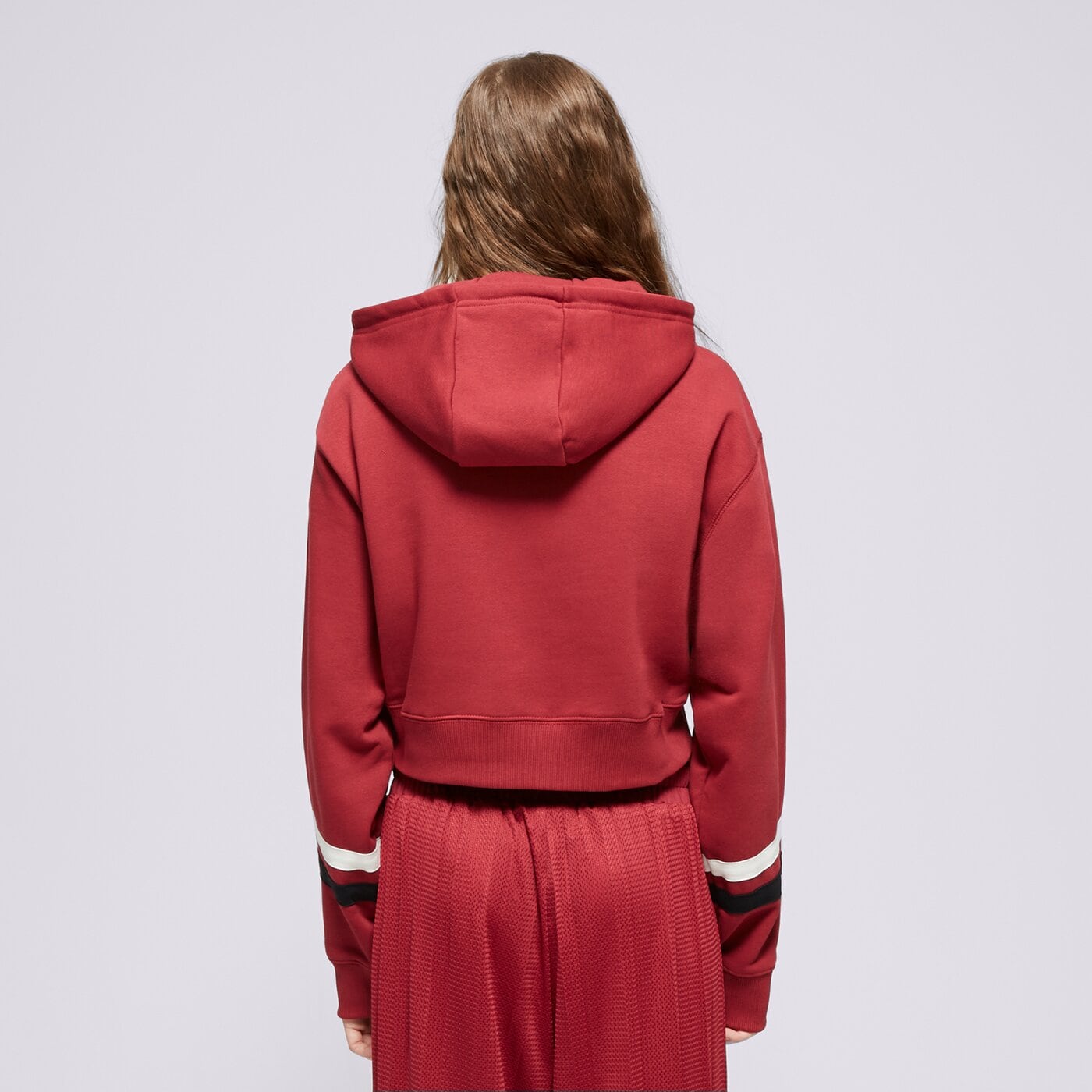 Дамски суичър ELLESSE СУИТЧЪР С КАЧУЛКА BARNES BRGND CROPPED HOODY sgv20145800 цвят бордо