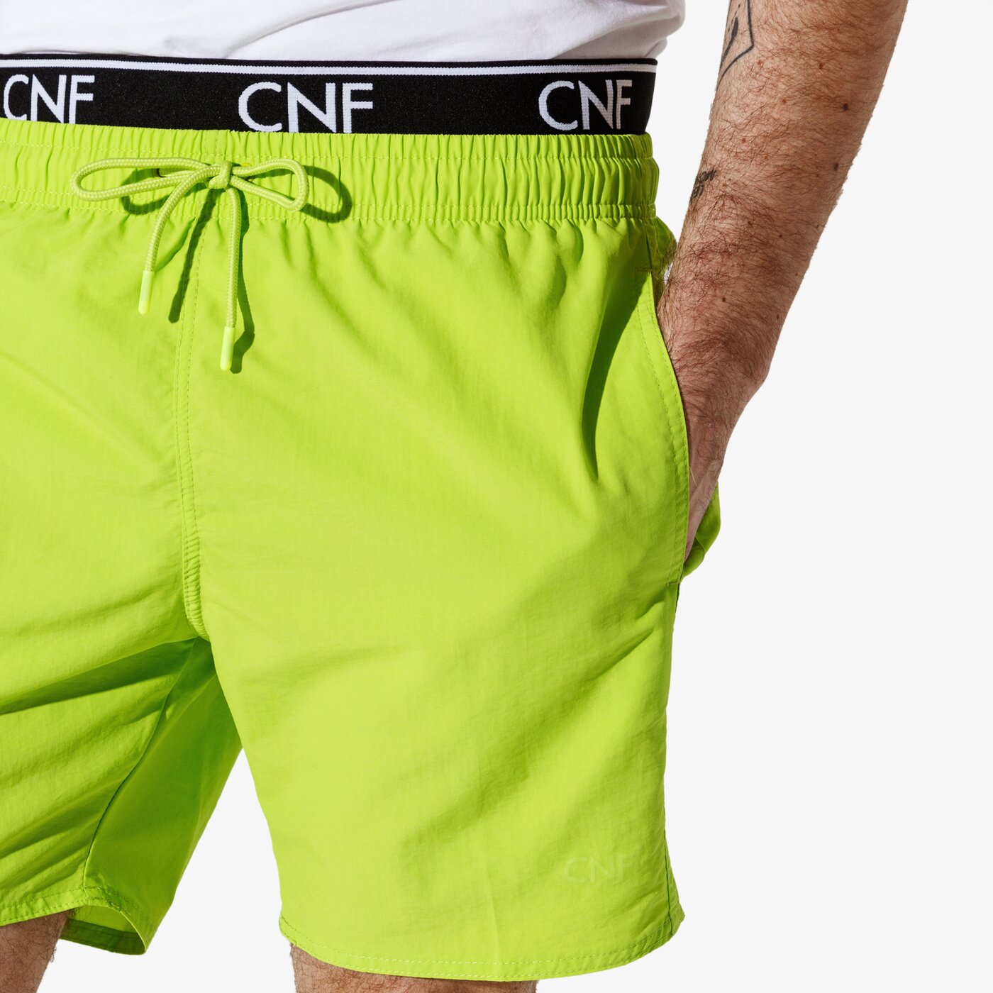 Мъжки къси панталони CONFRONT ПЛУВНИ ШОРТИ BAYWATCH cf19szm35001 цвят жълт