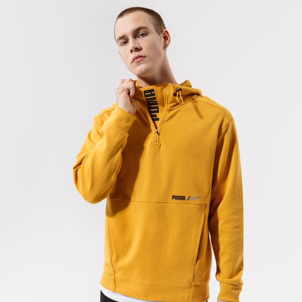 Мъжки суичър PUMA СУИТЧЪР С КАЧУЛКА RAD/CAL HALF ZIP DK - MINERAL YELLOW 58938937 цвят жълт