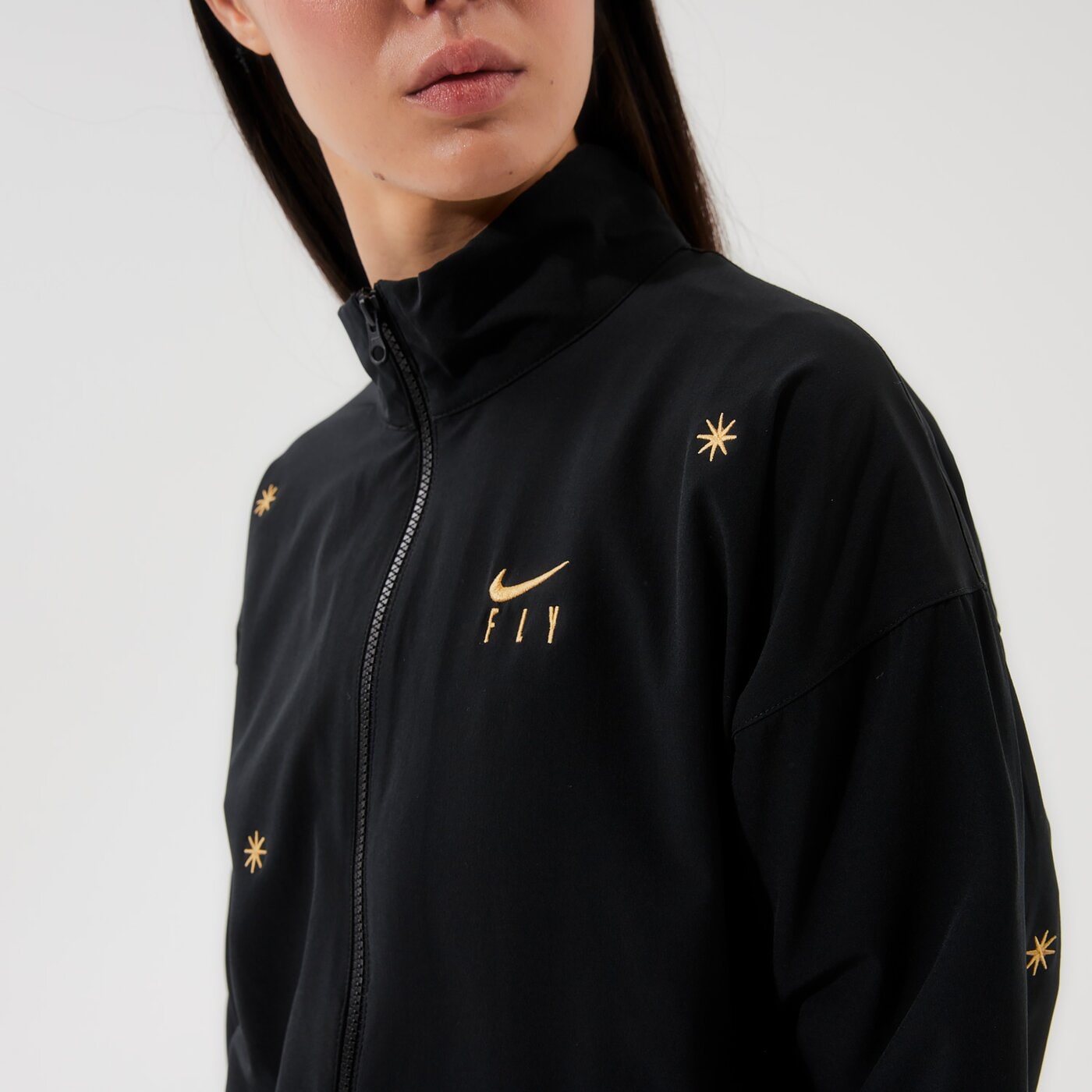 Дамско преходно яке NIKE ЯКЕ W NK DF SEASONAL FLY JKT NBA da6488-010 цвят черен