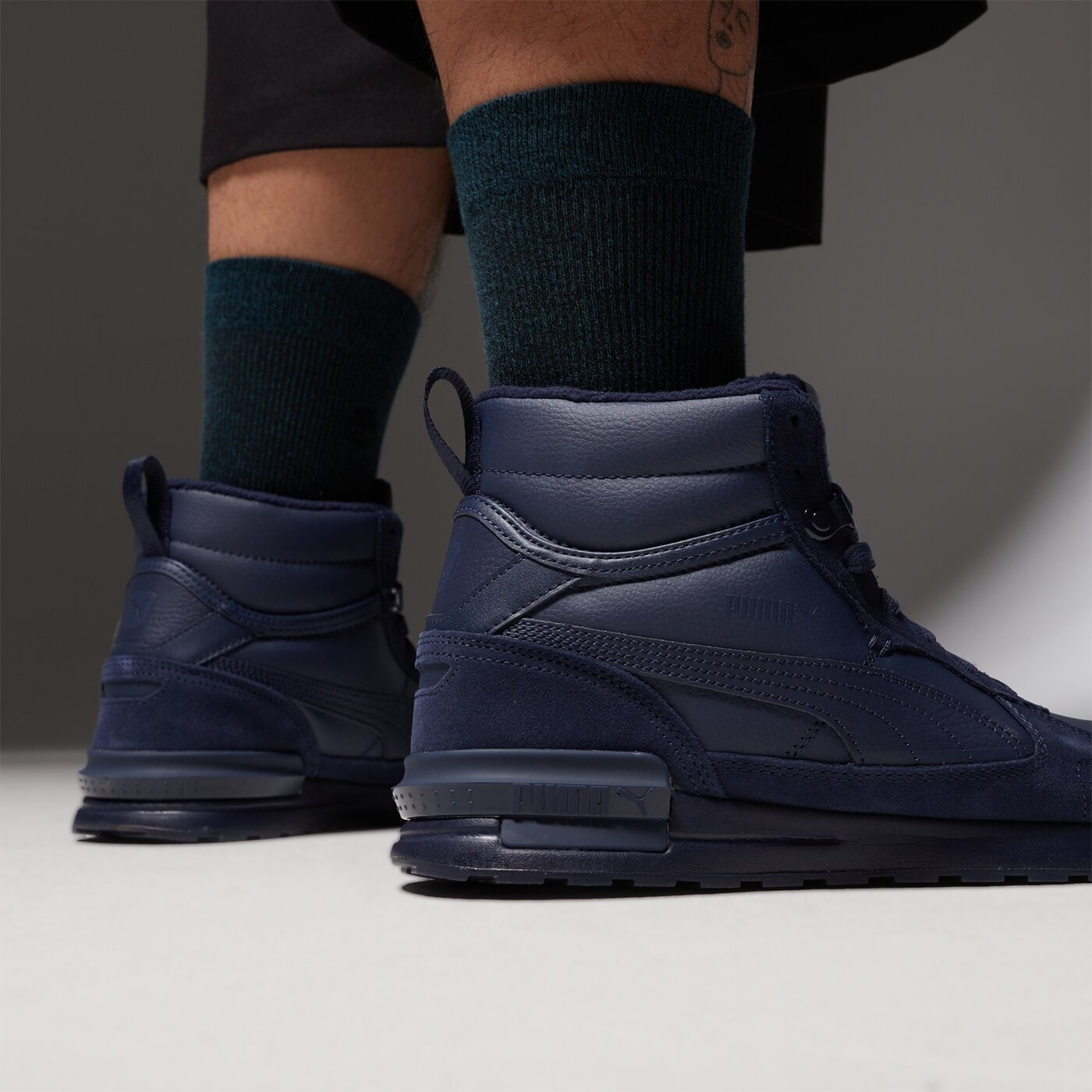 Мъжки маратонки PUMA GRAVITON MID 38320403 цвят тъмносин