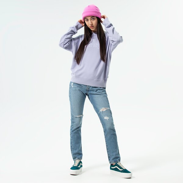 Дамски суичър LEVI'S СУИТЧЪР GRAPHIC STANDARD CREW 18686-0105 цвят син