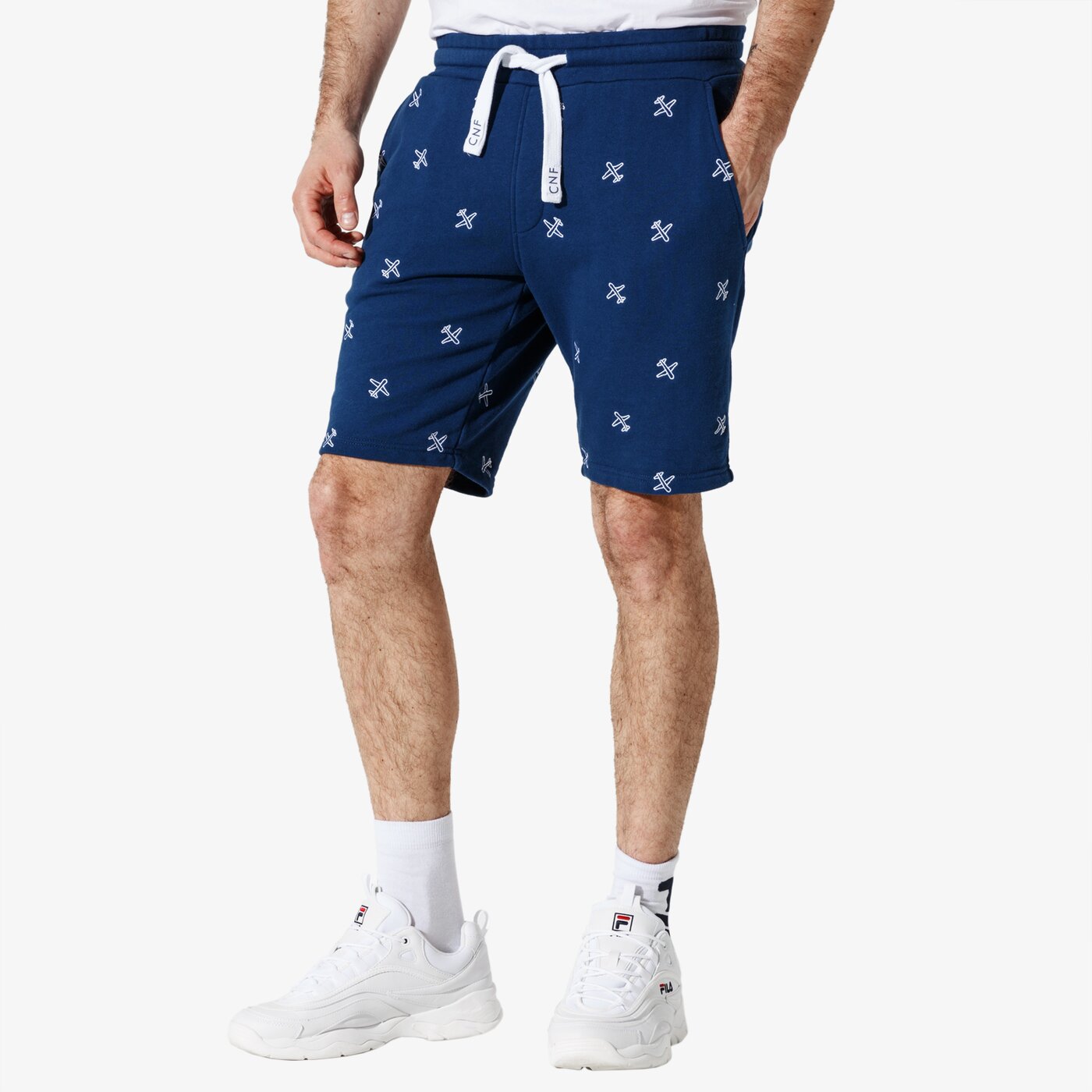 Мъжки къси панталони CONFRONT ШОРТИ AIRPLANE cf19szm11001 цвят тъмносин