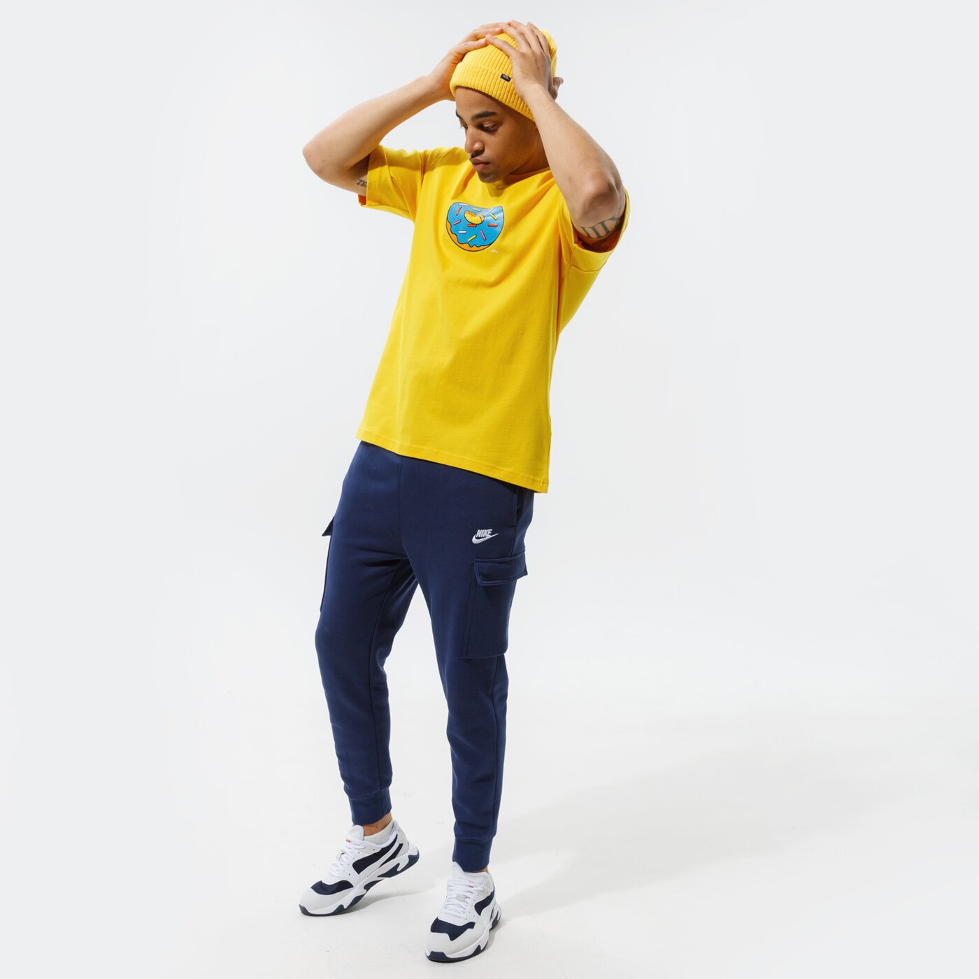 Мъжка тениска ADIDAS ТЕНИСКА SIMPSONS DONUTS TEE ha5818 цвят жълт