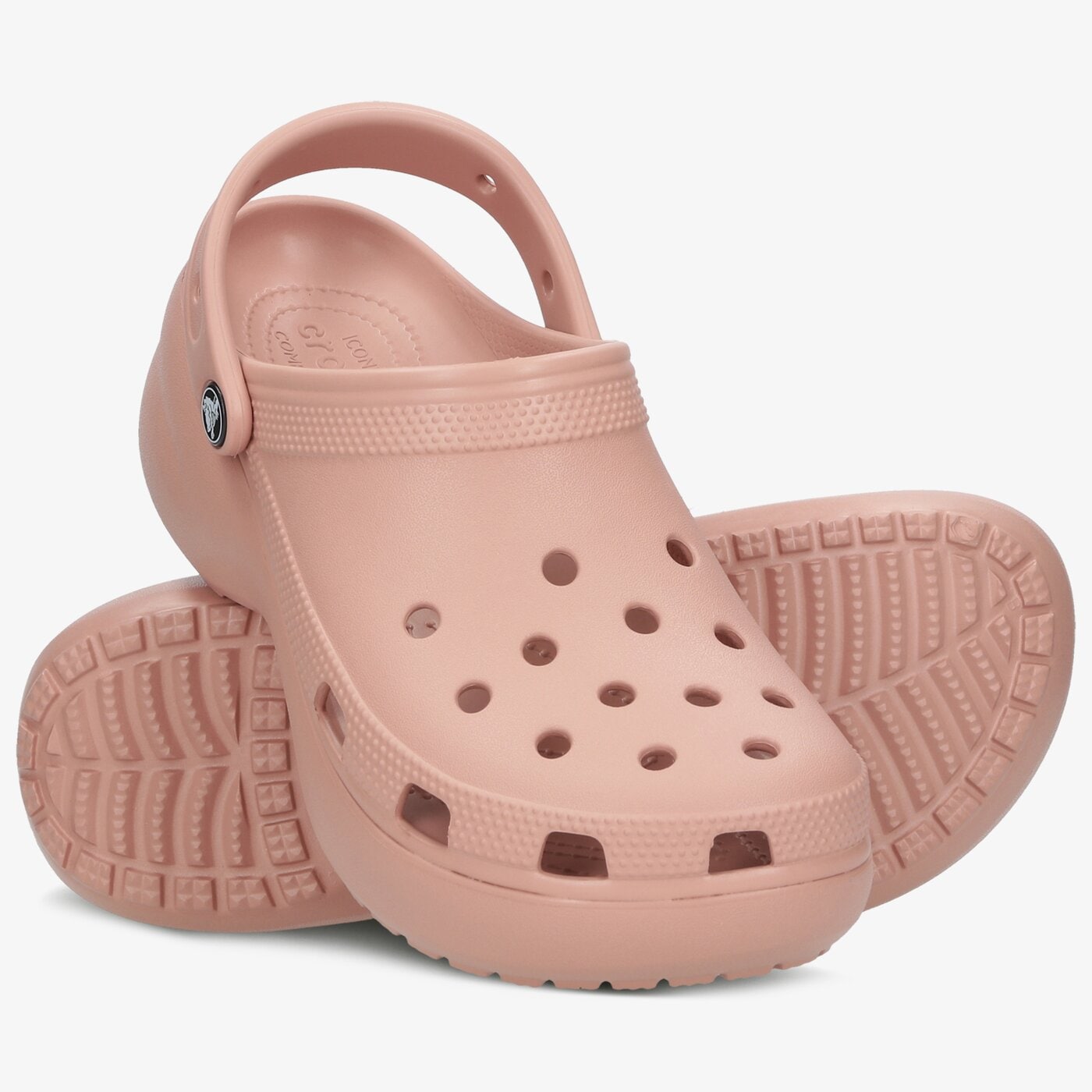 Дамски чехли и сандали CROCS CLASSIC PLATFORM CLOG W 206750-6rl цвят кафяв