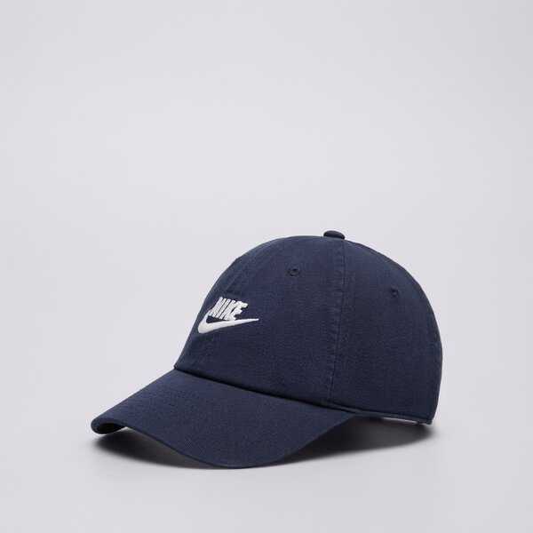 Дамска шапка с козирка NIKE ШАПКА U NK CLUB CAP U CB FUT WSH L fb5368-410 цвят тъмносин