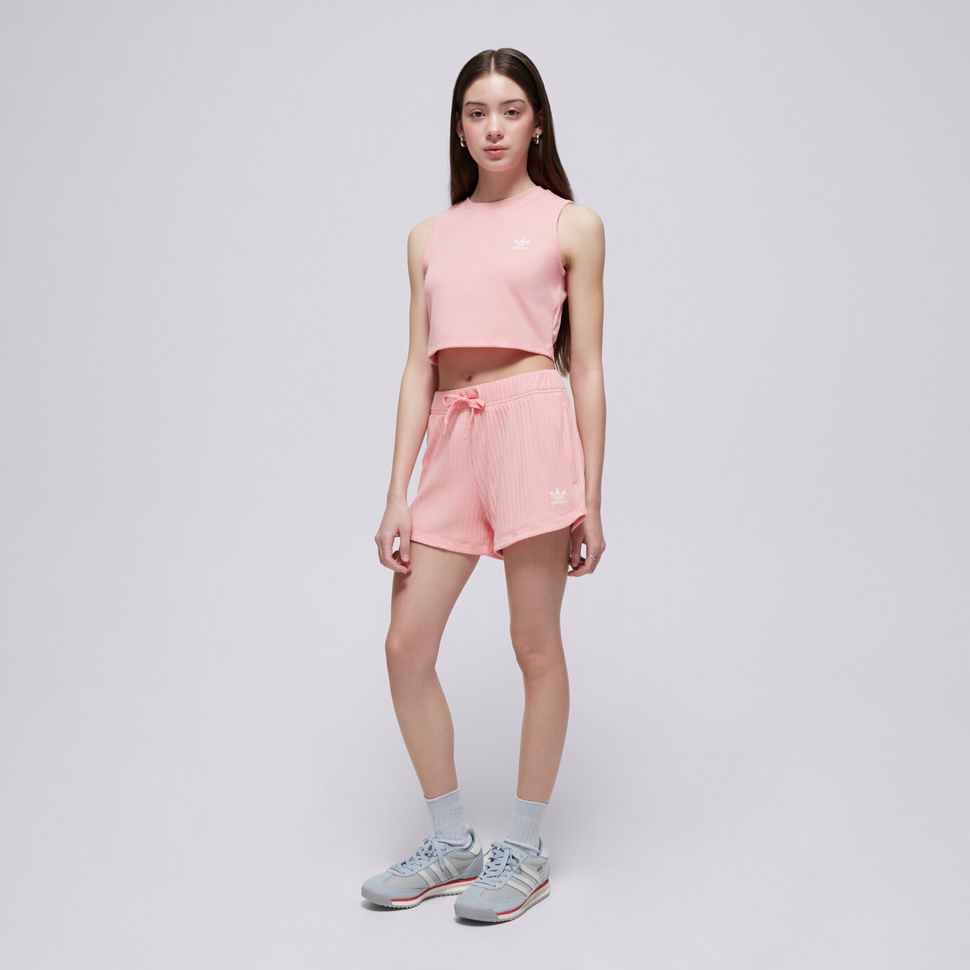  ADIDAS ШОРТИ RIB SHORTS GIRLS jc8434 цвят розов