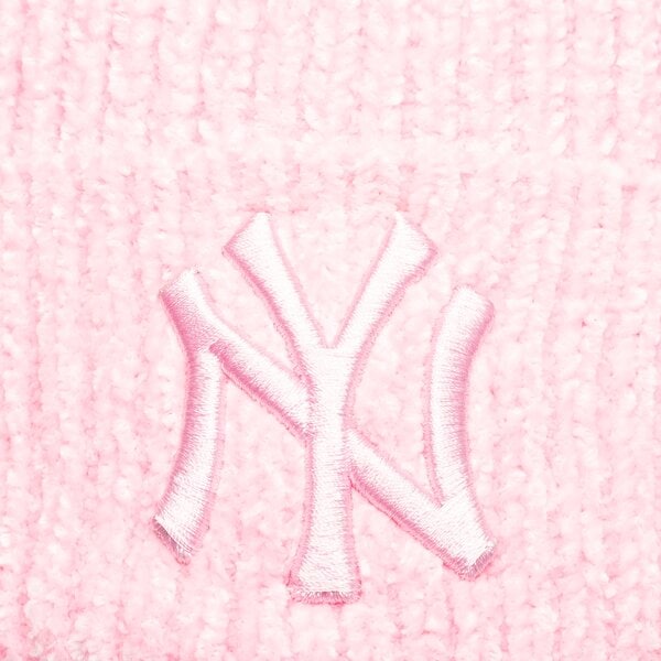 Дамска зимна шапка NEW ERA ШАПКА WMNS BOBBLE BEANIE NYY PNK NEW YORK YANKEES PN 60284837 цвят розов