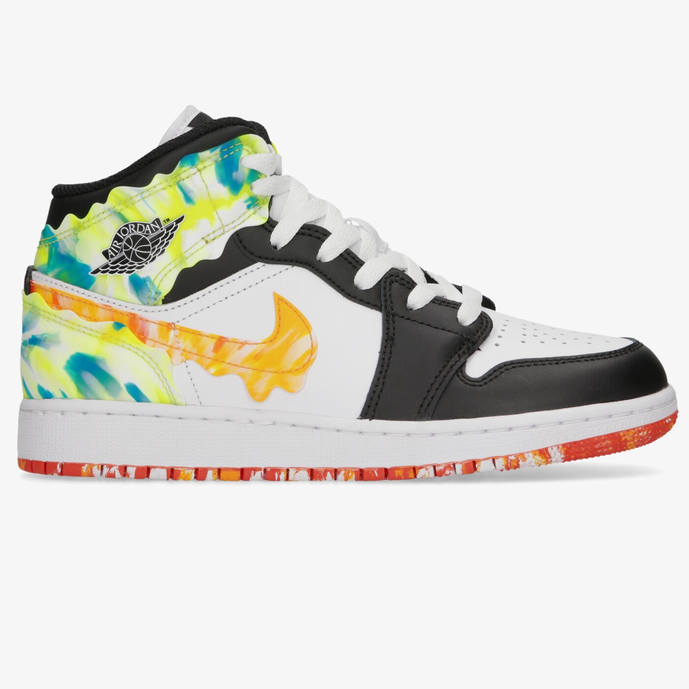 Детски маратонки AIR JORDAN 1 MID SE (GS) dj6563-038 цвят многоцветен