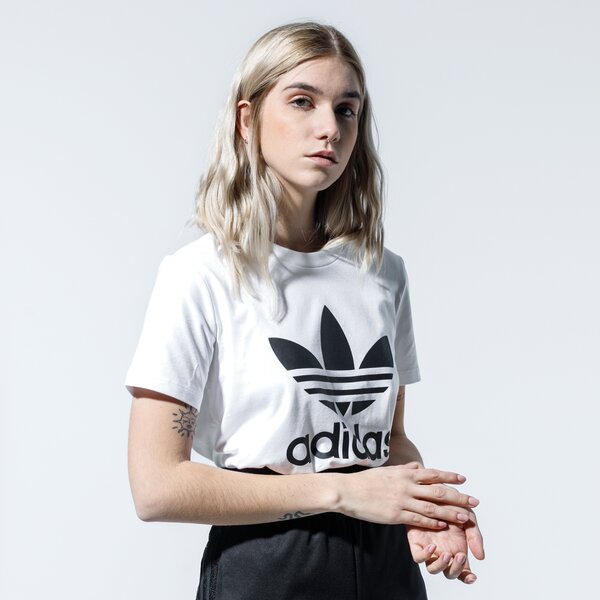 Дамска тениска ADIDAS ТЕНИСКА TREFOIL TEE fm3306 цвят бял