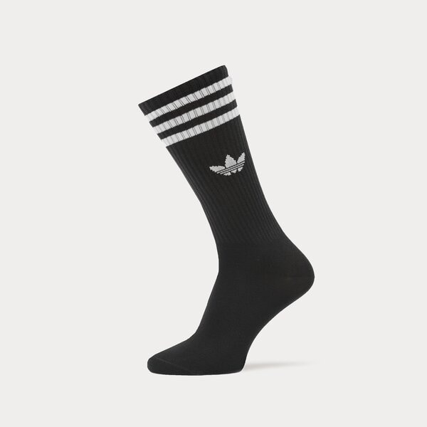 Дамски чорапи ADIDAS ЧОРАПИ 3-PACK SOLID SOCKS HIGH CREW il5015 цвят черен