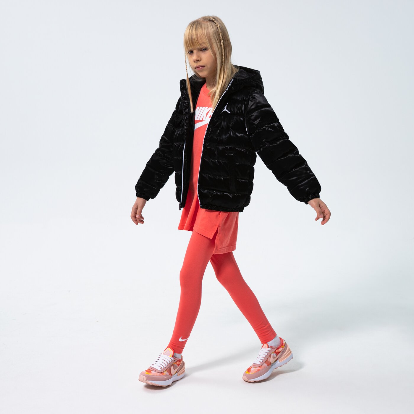 Детска тениска NIKE ТЕНИСКА SPORTSWEAR GIRL ar5088-814 цвят розов