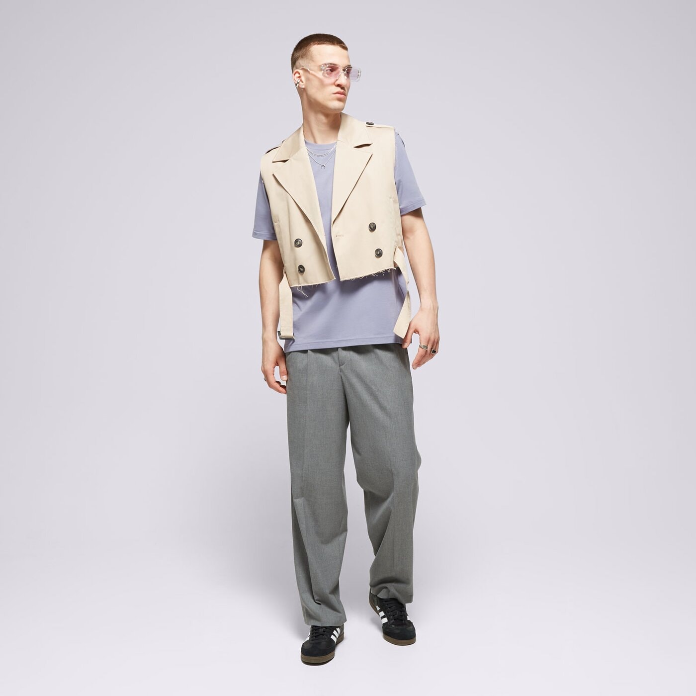 Мъжка тениска CHAMPION ТЕНИСКА CREWNECK TEE 220453bs160 цвят виолетов