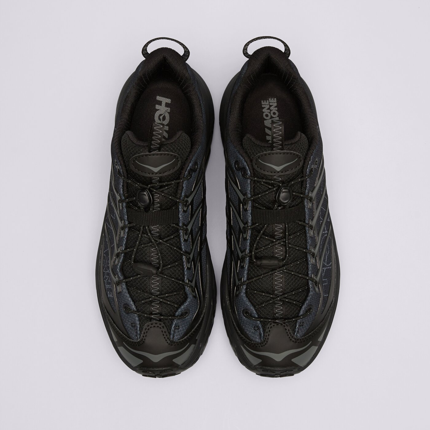 Мъжки маратонки за бягане HOKA MAFATE THREE2 WORDMARK 1175490bckt цвят черен