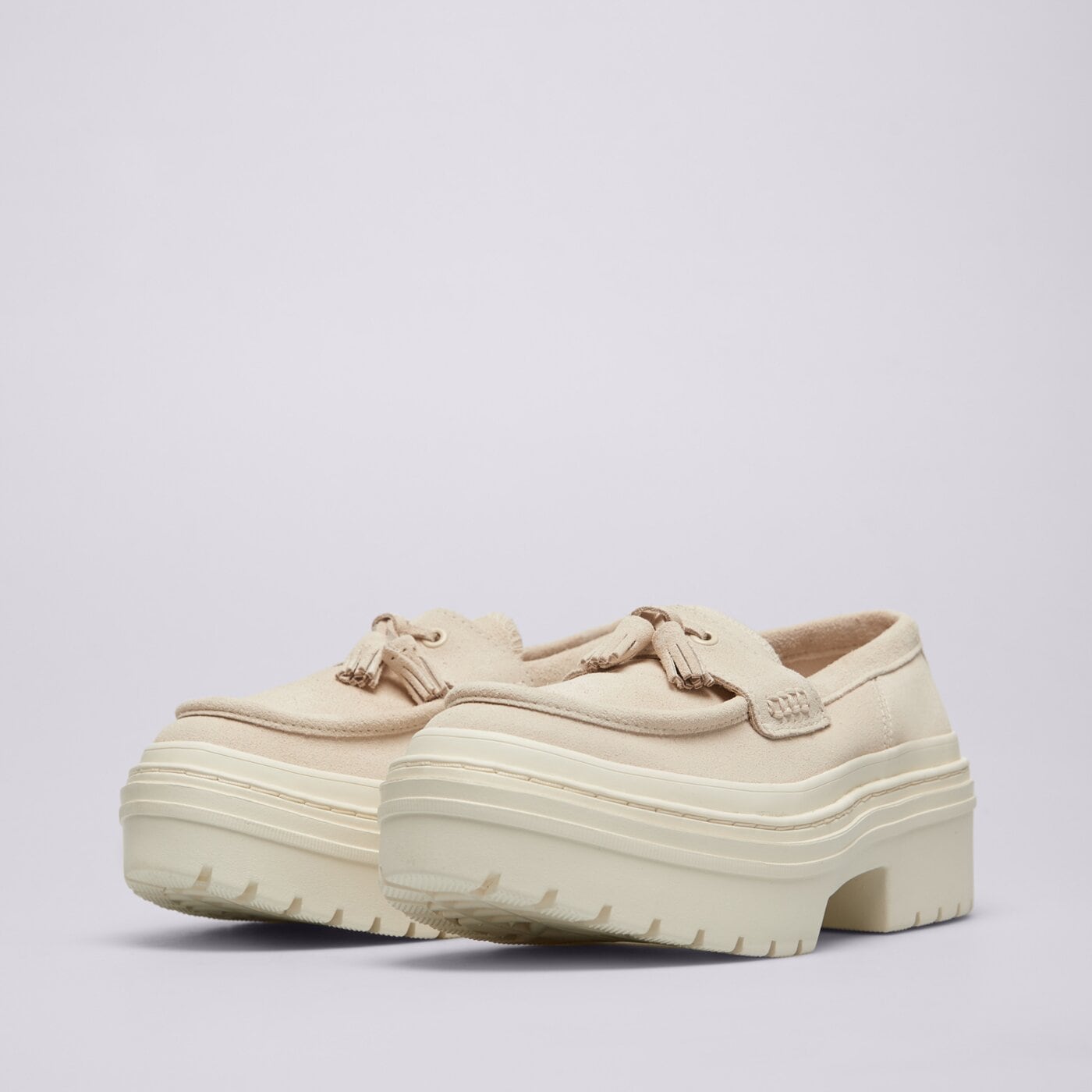 Дамски кежуал CONVERSE CHUCK TAYLOR ALL STAR LUGGED HEEL LOAFER a15553c цвят кремав