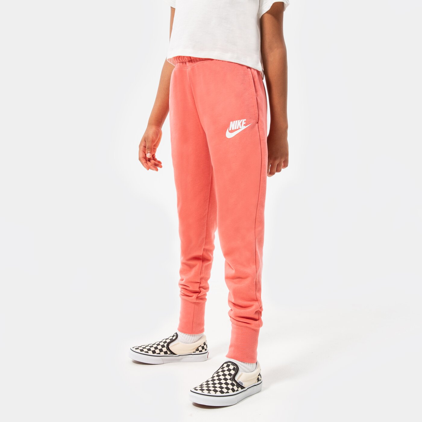 Детски панталони NIKE ПАНТАЛОНИ NIKE SPORTSWEAR CLUB GIRL dc7211-603 цвят розов