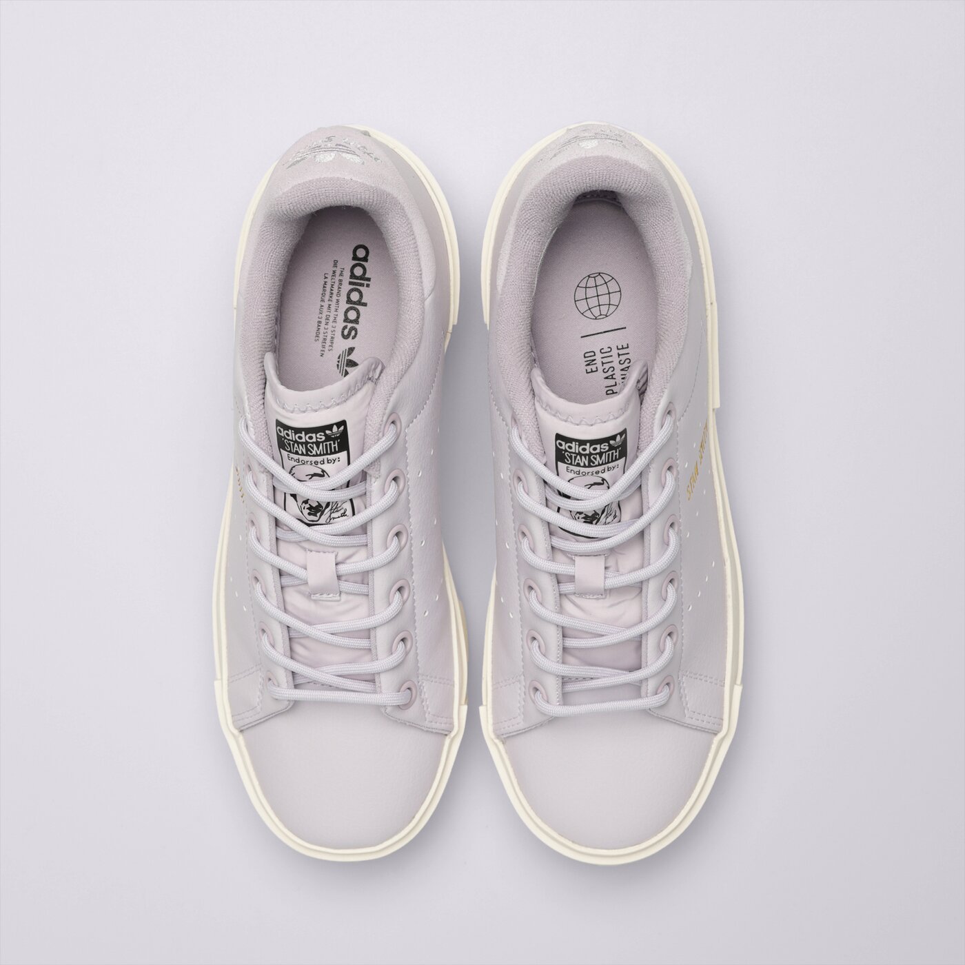 Дамски маратонки ADIDAS STAN SMITH BONEGA X W hq6044 цвят виолетов