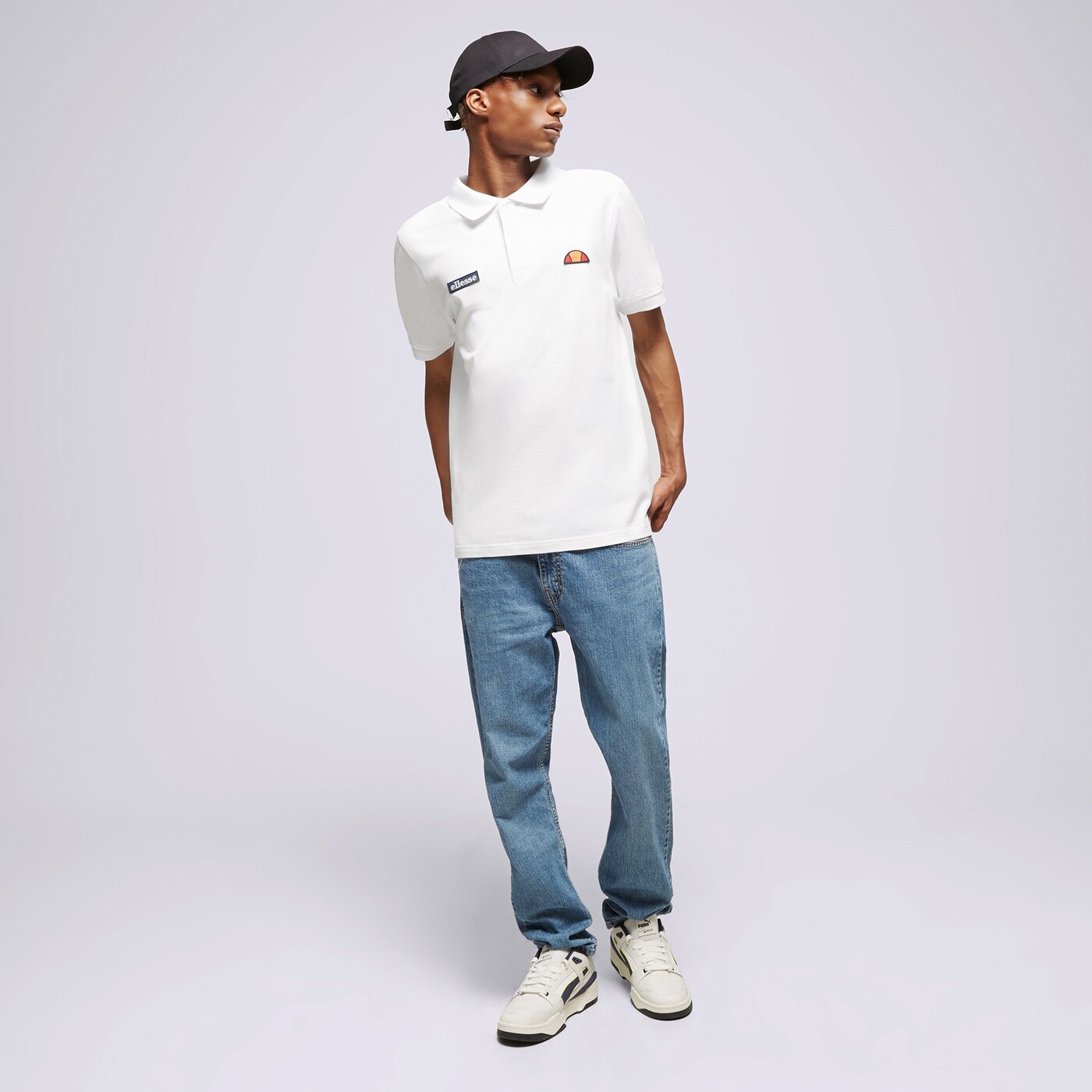 Мъжка тениска ELLESSE ТЕНИСКА ТИП ПОЛО MONTURA WHT shs04475908 цвят бял