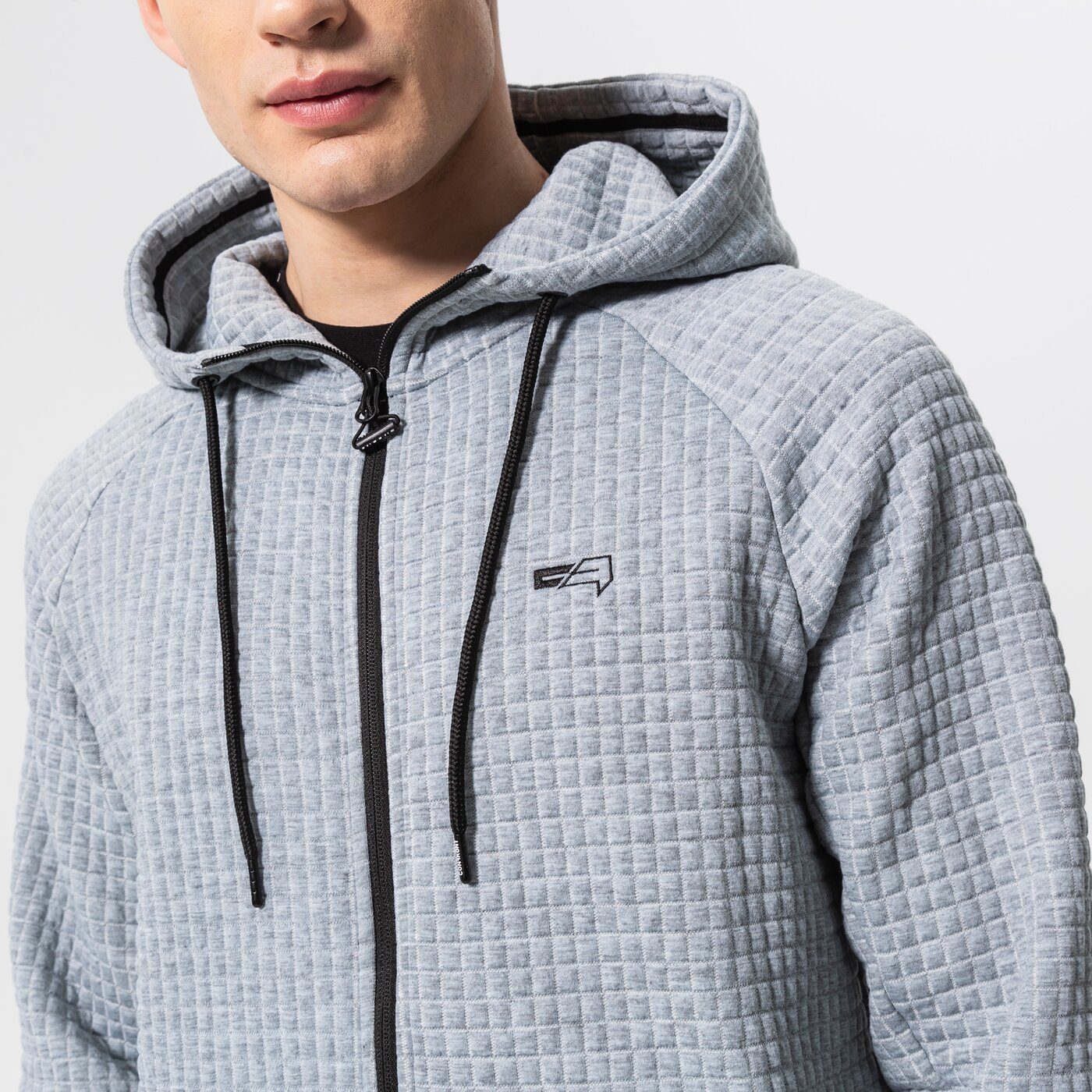 Мъжки суичър CONFRONT СУИТЧЪР С КАЧУЛКА CITY cf122blm20001 цвят сив