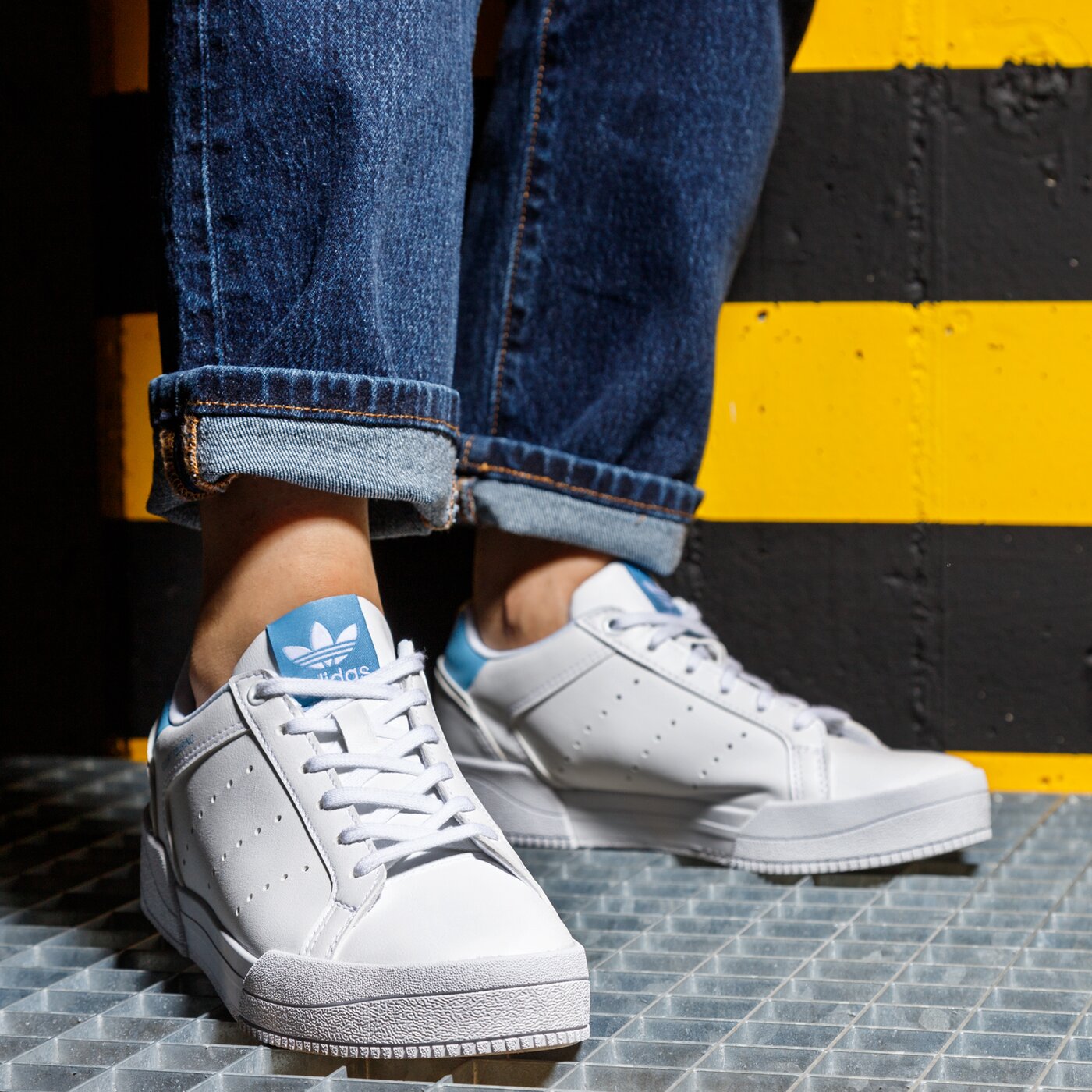 Детски маратонки ADIDAS COURT TOURINO J h00763 цвят бял